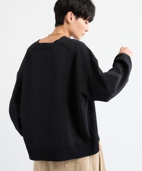 BARNYARDSTORM（バンヤードストーム）の「BARNYARDSTORM / コットンリネンカーデ / ハンドウォッシャブル（カーディガン/ボレロ・レディース・モカ/ブラック・FREE）」の14枚目の写真