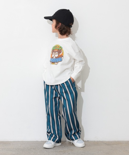 Ocean&Ground（オーシャン&グラウンド）の「HELLO MONSTERSﾌﾟﾘﾝﾄTｼｬﾂ（Tシャツ/カットソー・キッズ・ホワイト/ブラック/クリーム・80/90/100/110/120/130/140）」の21枚目の写真