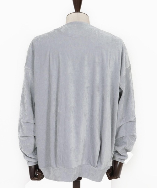 CALL&RESPONSE（コールアンドレスポンス）の「mcg3671-タックカーデ-ビンテージベロア カーディガン（カーディガン/ボレロ・メンズ・グレー/ブラック・2/4）」の16枚目の写真