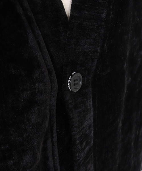 CALL&RESPONSE（コールアンドレスポンス）の「mcg3671-タックカーデ-ビンテージベロア カーディガン（カーディガン/ボレロ・メンズ・グレー/ブラック・2/4）」の20枚目の写真