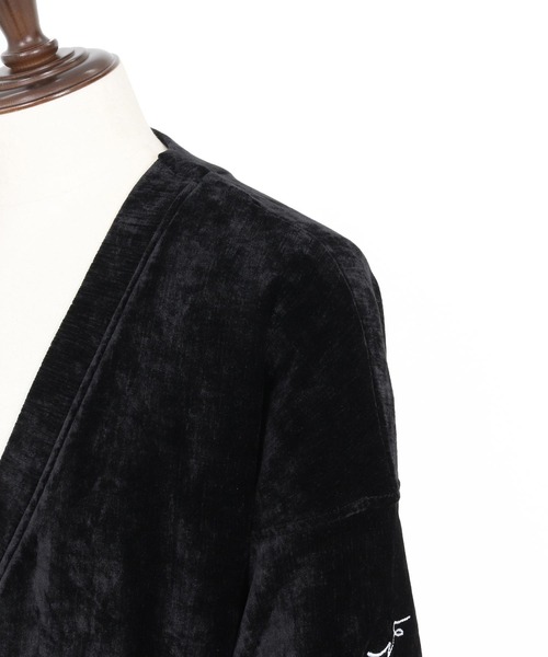 CALL&RESPONSE（コールアンドレスポンス）の「mcg3671-タックカーデ-ビンテージベロア カーディガン（カーディガン/ボレロ・メンズ・グレー/ブラック・2/4）」の21枚目の写真