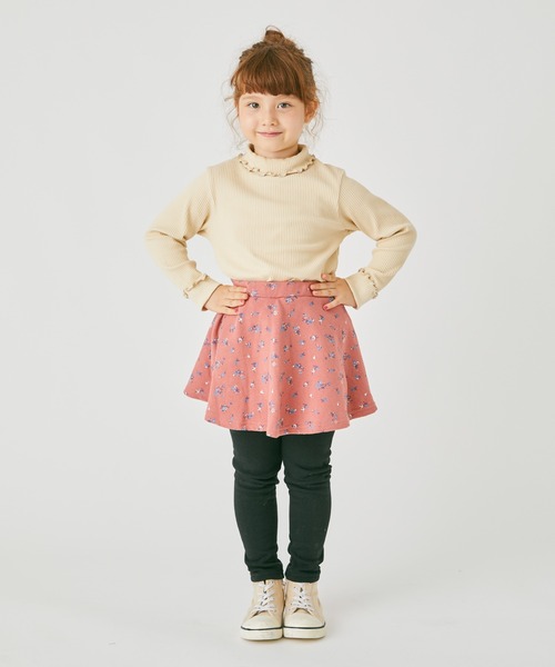 ever closet（エバークローゼット）の「タートルネック  リブトップス（Tシャツ/カットソー・キッズ・グレー系その他/ブラック/ピンク系その他/ブルー系その他4/ブラック系その他/ホワイト系その他/ベージュ系その他/ブラウン/ホワイト/ベージュ/ピンク/ワインレッド/グリーン系その他/ラベンダー/ミント・80ｃｍ/90cm/100cm/110cm/120cm/130cm/140cm/150cm/160cm）」の22枚目の写真