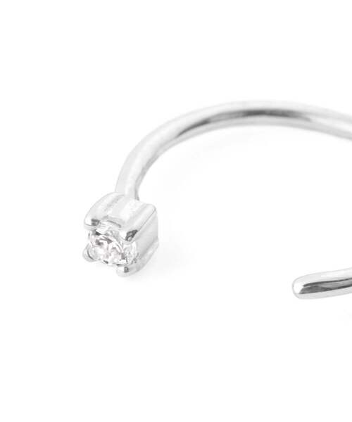 ANEMONE（アネモネ）の「ビジューフックピアス[silver925]（ピアス（両耳用）・レディース・シルバー・FREE）」の2枚目の写真