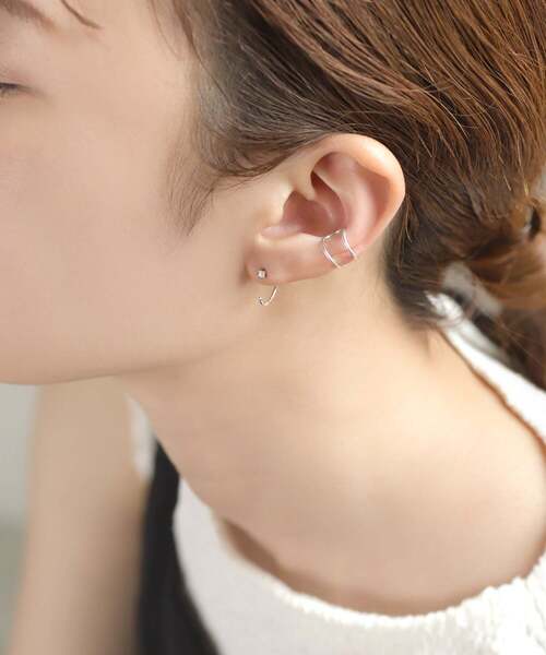 ANEMONE（アネモネ）の「ビジューフックピアス[silver925]（ピアス（両耳用）・レディース・シルバー・FREE）」の7枚目の写真