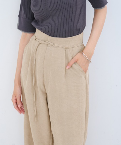 Bab(バブ)の「【S・Mサイズ展開】ピーチ起毛ストレートパンツ(その他パンツ・レディース・ベージュ/モカ/ブラック・S/M)」の7枚目の写真
