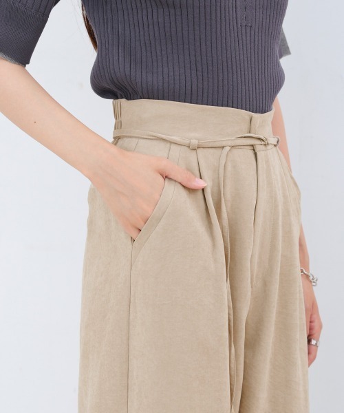 Bab(バブ)の「【S・Mサイズ展開】ピーチ起毛ストレートパンツ(その他パンツ・レディース・ベージュ/モカ/ブラック・S/M)」の18枚目の写真