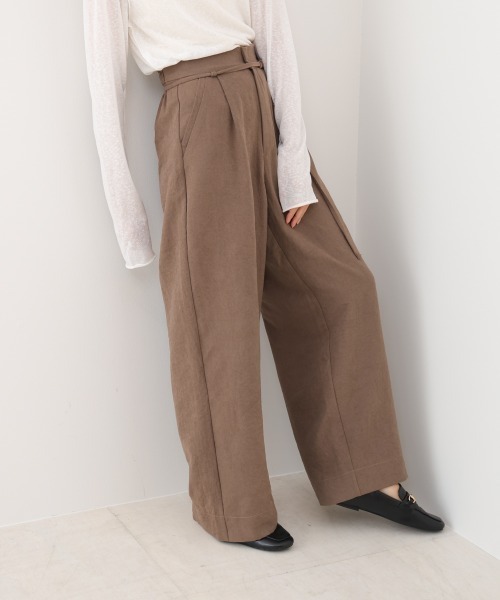 Bab(バブ)の「【S・Mサイズ展開】ピーチ起毛ストレートパンツ(その他パンツ・レディース・ベージュ/モカ/ブラック・S/M)」の22枚目の写真