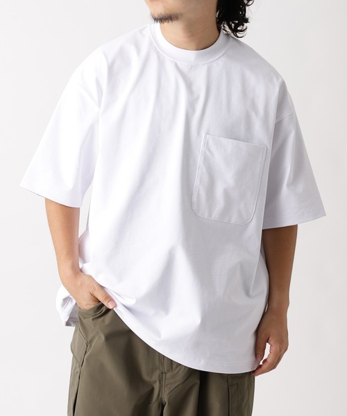 DAIWA PIER39 TECH POCKET CREW TEE S/S BE-32025W（Tシャツ
