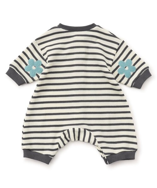 BREEZE（ブリーズ）の「【リンク】いろいろパッチワッフルカバーオール（ロンパース・キッズ・オフホワイト/ピンク/レインボー・80/70/60）」の19枚目の写真