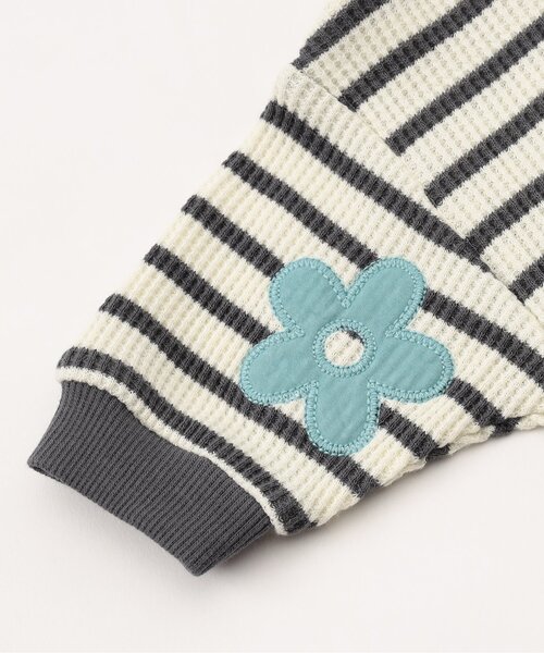 BREEZE（ブリーズ）の「【リンク】いろいろパッチワッフルカバーオール（ロンパース・キッズ・オフホワイト/ピンク/レインボー・80/70/60）」の22枚目の写真