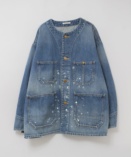 J2149 ノーカラービッグカバーオール（カバーオール）｜RNA-N（アール