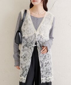 COMBINATION LACE TOP（Tシャツ/カットソー）｜Ameri（アメリ）の