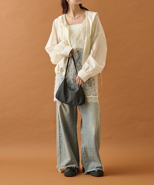 セール】シャギーレース タンクチュニック（タンクトップ）｜mystic