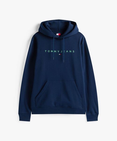 tommy jeans(トミー ジーンズ)の「レギュラーライナーロゴパーカー(スウェット・メンズ・エメラルド/ブルー/ライトグレー・SMALL/LARGE/X-LARGE/MEDIUM)」の7枚目の写真