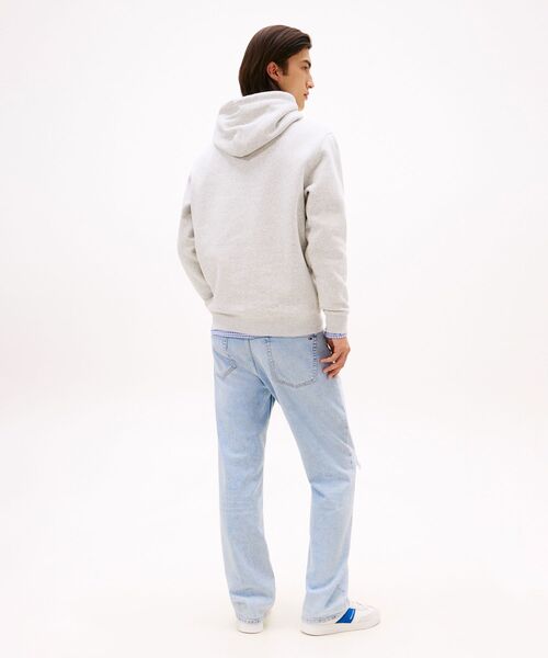 tommy jeans(トミー ジーンズ)の「レギュラーライナーロゴパーカー(スウェット・メンズ・エメラルド/ブルー/ライトグレー・SMALL/LARGE/X-LARGE/MEDIUM)」の10枚目の写真