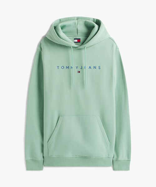 tommy jeans(トミー ジーンズ)の「レギュラーライナーロゴパーカー(スウェット・メンズ・エメラルド/ブルー/ライトグレー・SMALL/LARGE/X-LARGE/MEDIUM)」の15枚目の写真