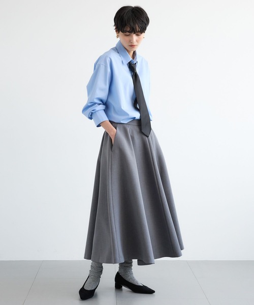 BARNYARDSTORM（バンヤードストーム）の「BARNYARDSTORM / サーキュラースカート / マシンウォッシャブル 【「BABALOG」チャンネルご紹介アイテム】（スカート・レディース・ブラック/チャコール・M/S）」の3枚目の写真