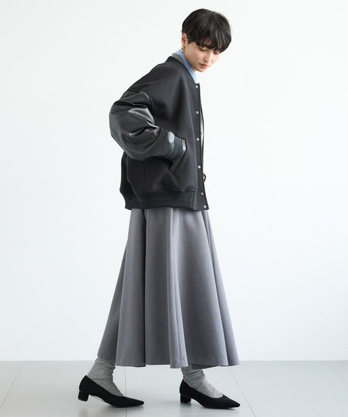 BARNYARDSTORM（バンヤードストーム）の「BARNYARDSTORM / サーキュラースカート / マシンウォッシャブル 【「BABALOG」チャンネルご紹介アイテム】（スカート・レディース・ブラック/チャコール・M/S）」の10枚目の写真