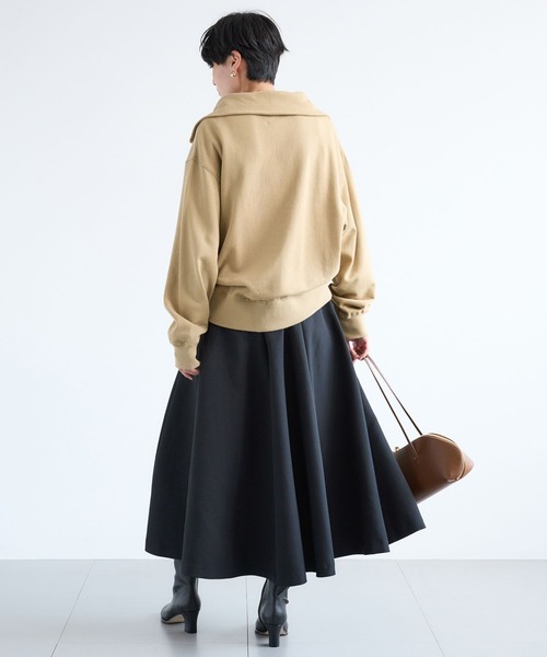 BARNYARDSTORM（バンヤードストーム）の「BARNYARDSTORM / サーキュラースカート / マシンウォッシャブル 【「BABALOG」チャンネルご紹介アイテム】（スカート・レディース・ブラック/チャコール・M/S）」の7枚目の写真