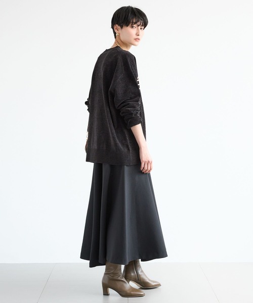 BARNYARDSTORM（バンヤードストーム）の「BARNYARDSTORM / サーキュラースカート / マシンウォッシャブル 【「BABALOG」チャンネルご紹介アイテム】（スカート・レディース・ブラック/チャコール・M/S）」の12枚目の写真