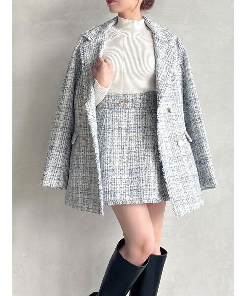ツイードジャケット【セットアップ着用可能】（テーラード