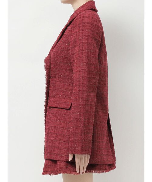 セール】ツイードジャケット【セットアップ着用可能】（テーラード
