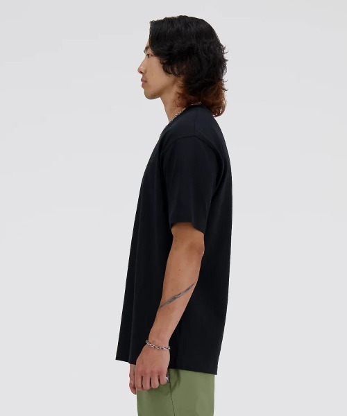 NEW BALANCE(ニューバランス)の「New Balance Athletics Cotton T-Shirt(ニューバランス アスレチックス コットン Tシャツ)(Tシャツ/カットソー・メンズ・イエロー系/ブラック系・MEDIUM/LARGE/X-LARGE)」の10枚目の写真