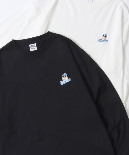 セール】MOJER LEAGUE Embroidery T-Shirt/別注 モジャーリーグ