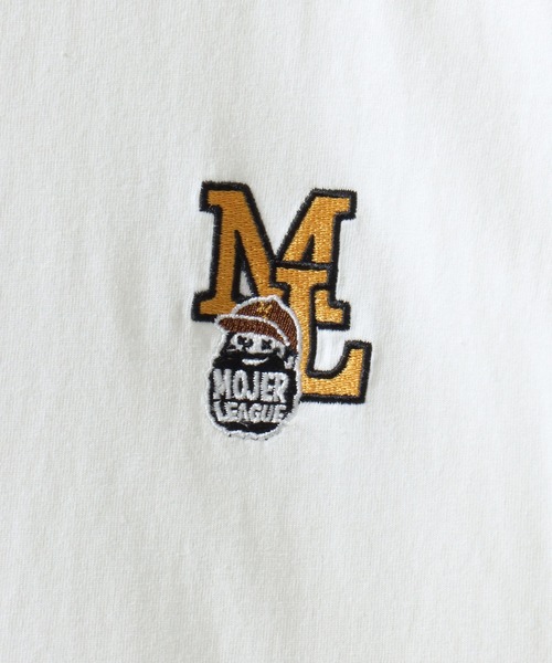 SITRY（シトリー）の「MOJER LEAGUE Embroidery T-Shirt/別注 モジャーリーグ オーバーサイズ おじさん ワンポイント刺繍 ロンT 長袖Tシャツ レディース メンズ  【ブランドステッカー付き】（Tシャツ/カットソー・メンズ・ホワイト/ブラック/ホワイト系その他/ブラック系その他/ホワイト系その他2/ホワイト系その他3/ブラック系その他2/ブラック系その他3・M/L/XL）」の20枚目の写真