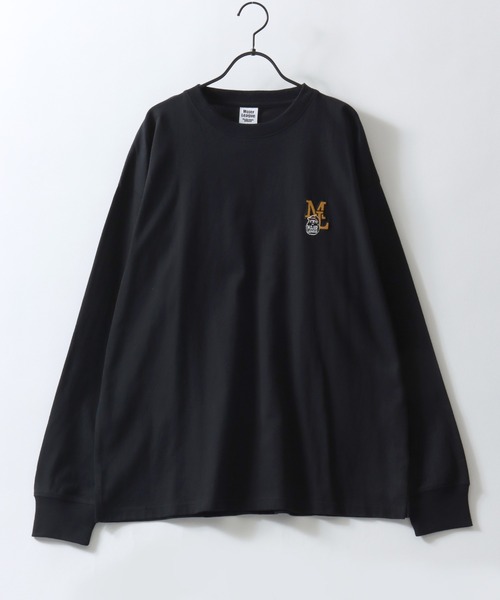 SITRY（シトリー）の「MOJER LEAGUE Embroidery T-Shirt/別注 モジャーリーグ オーバーサイズ おじさん ワンポイント刺繍 ロンT 長袖Tシャツ レディース メンズ  【ブランドステッカー付き】（Tシャツ/カットソー・メンズ・ホワイト/ブラック/ホワイト系その他/ブラック系その他/ホワイト系その他2/ホワイト系その他3/ブラック系その他2/ブラック系その他3・M/L/XL）」の19枚目の写真