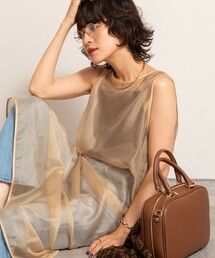 NOLLEY'S（ノーリーズ）の「【MAQWEL/マクウェル】ウォッシャブルオーガンジーワンピース（ワンピース）」