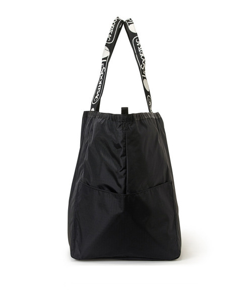 レスポートサックREVERSIBLE PKT TOTE ロゴジャガード　ブラック セール】E/W REVERSIBLE PKT TOTE ロゴジャカードブラックT（トート