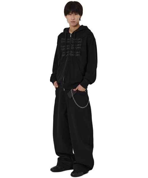 OY/オーワイ』UNION CUT PATCH HOODIE ZIP UP/ユニオンカット