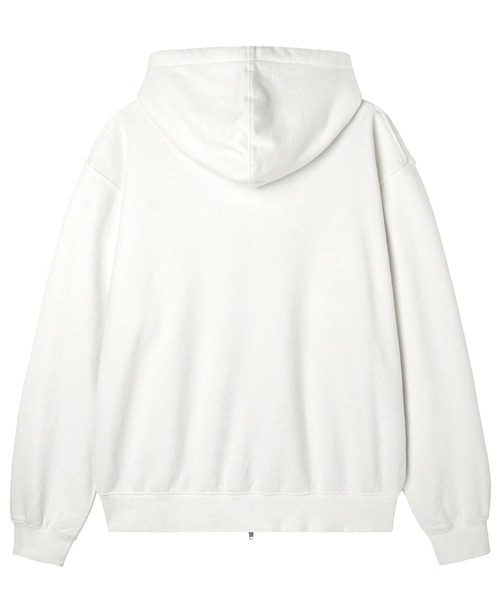 OY(オーワイ)の「『OY/オーワイ』UNION CUT PATCH HOODIE ZIP UP/ユニオンカットパッチジップアップパーカー(パーカー・レディース・ホワイト/ブラック・L/M)」の18枚目の写真