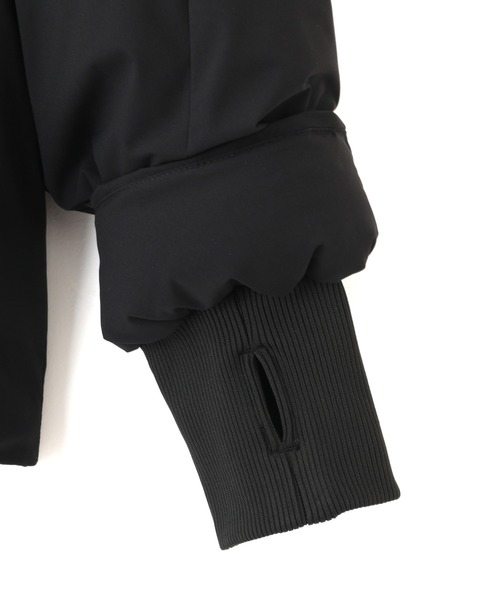 NANO universe（ナノユニバース）の「「西川ダウン(R)」SOLOTEXショートダウン（ダウンジャケット/コート・メンズ・オフホワイト/ブラック/チャコール・L/M）」の12枚目の写真