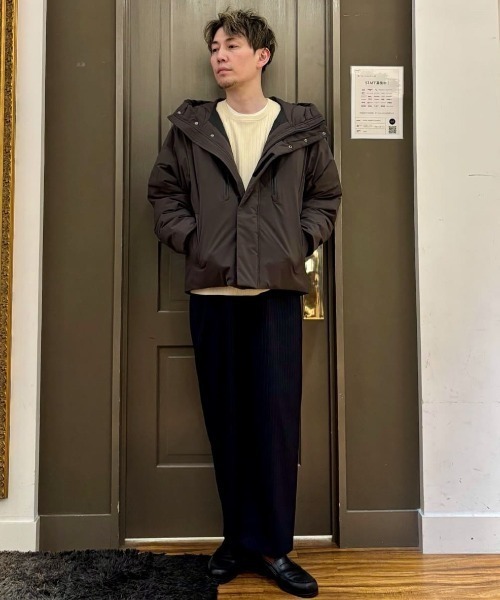 西川ダウンジャケット 西川ダウン(R)」スポーティー フード ダウン