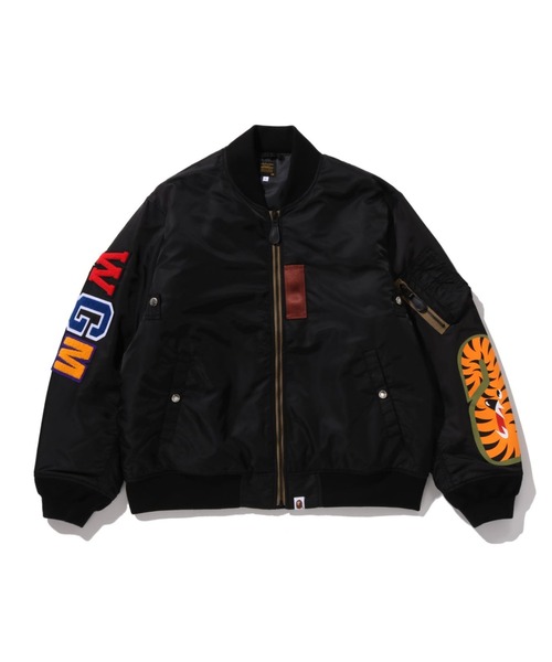 A BATHING APE シャークMA-１ジャケット Lサイズ A BATHING APE シャークMA-1ジャケット Lサイズ SHARK MA-1 | bape.com
