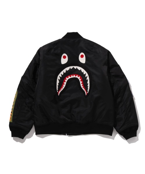 スカジャン　アベイジングエイプ　BAPE ベイプ　MA1 シャーク スカジャンアベイジングエイプBAPE ベイプMA1 シャーク