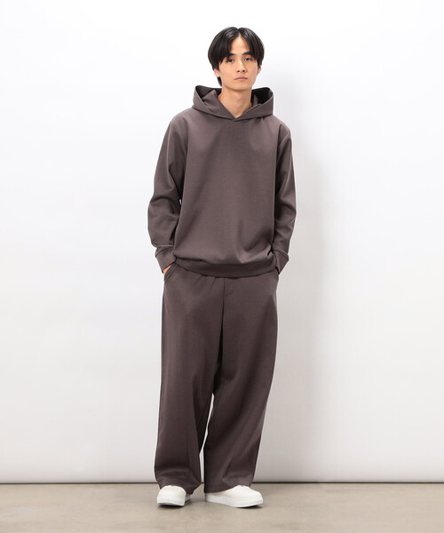 COMME CA ISM（コムサイズム）の「ダンボールニット イージーバレルパンツ（その他パンツ・メンズ・モカ/ブラック・SMALL/MEDIUM/LARGE）」の3枚目の写真