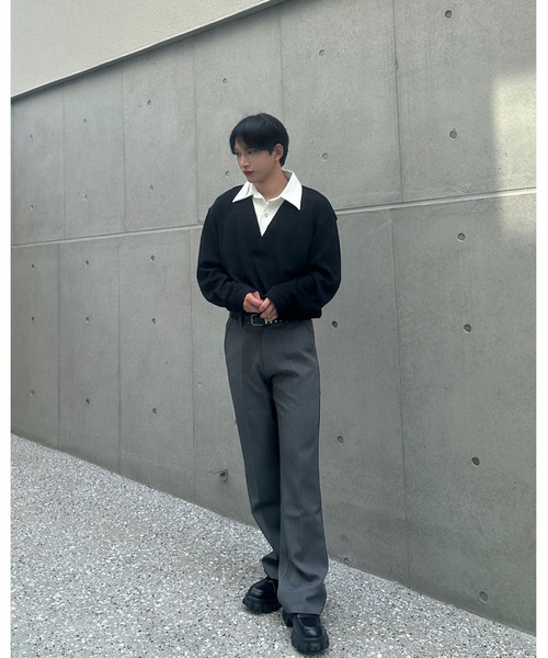 Otte(オッテ)の「センタープレスセミフレアスラックス(その他パンツ・メンズ・グレー/ブラック・MEDIUM/LARGE/SMALL/X-LARGE)」の18枚目の写真