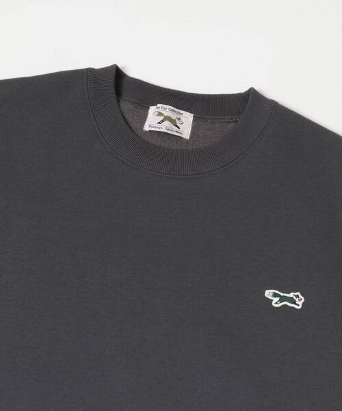 PENNEYS（ぺニーズ）の「『XLサイズ/WEB限定』『別注』PENNEYS×DOORS　THE FOX クルーネックスウェット（スウェット・メンズ・チャコールグレー/レッド/グレー系その他/ベージュ・X-LARGE/LARGE/MEDIUM）」の7枚目の写真