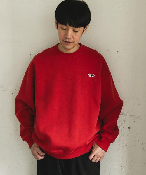 PENNEYS（ぺニーズ）の「『XLサイズ/WEB限定』『別注』PENNEYS×DOORS　THE FOX クルーネックスウェット（スウェット・メンズ・チャコールグレー/レッド/グレー系その他/ベージュ・X-LARGE/LARGE/MEDIUM）」の13枚目の写真