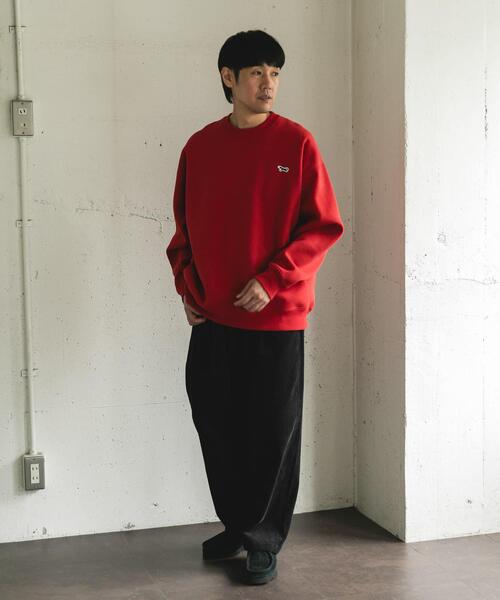 PENNEYS（ぺニーズ）の「『XLサイズ/WEB限定』『別注』PENNEYS×DOORS　THE FOX クルーネックスウェット（スウェット・メンズ・チャコールグレー/レッド/グレー系その他/ベージュ・X-LARGE/LARGE/MEDIUM）」の17枚目の写真