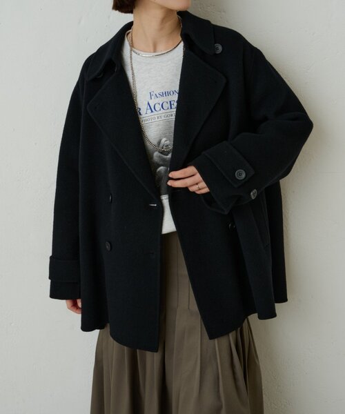 ダブルフェイスPコート（ピーコート）｜Omekashi（オメカシ）の