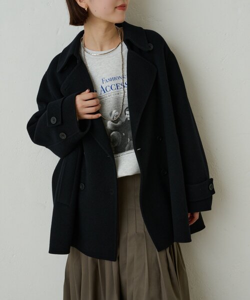 ダブルフェイスPコート（ピーコート）｜Omekashi（オメカシ）の