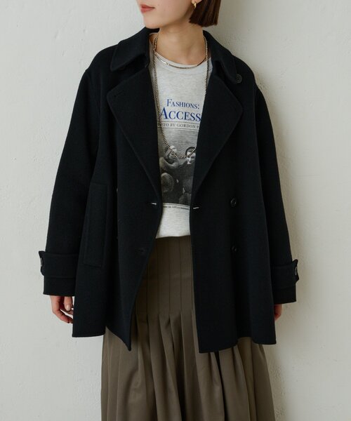 ダブルフェイスPコート（ピーコート）｜Omekashi（オメカシ）の