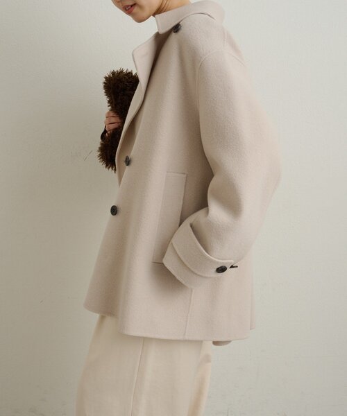 ダブルフェイスPコート（ピーコート）｜Omekashi（オメカシ）の