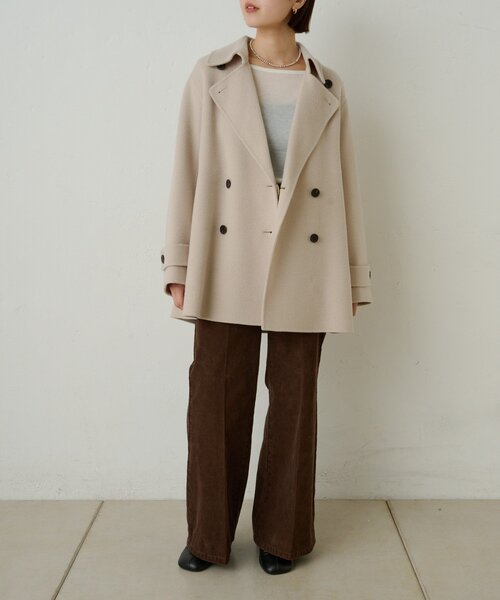 ダブルフェイスPコート（ピーコート）｜Omekashi（オメカシ）の