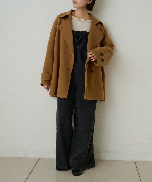 ダブルフェイスPコート（ピーコート）｜Omekashi（オメカシ）の