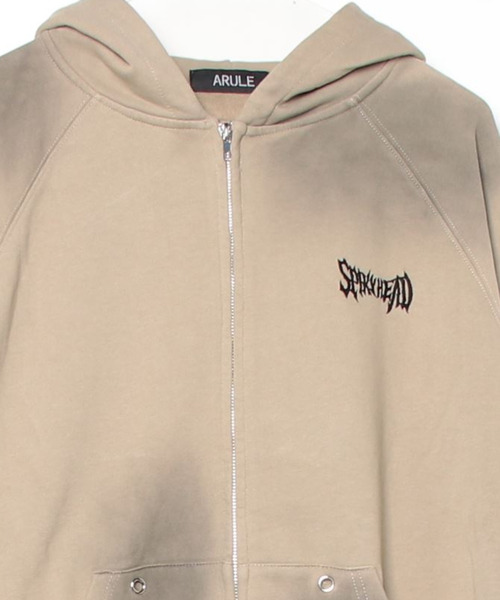 ARULE(アルール)の「『ARULE/アルール』バックワッペンZIPフーディー【Y】【CN】(パーカー・メンズ・ブラック/カーキ・FREE)」の8枚目の写真